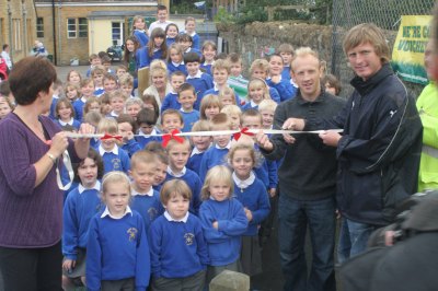 Darren and Terry visit West Coker School