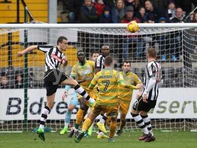 Notts County v Yeovil Town, Nottingham, UK - 25 Feb 2017