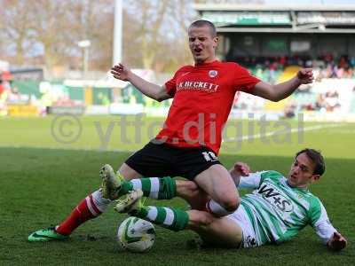 Yeovil v Barnsley 290314