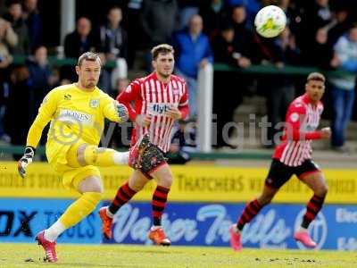 Yeovil Town v Exeter City 090416