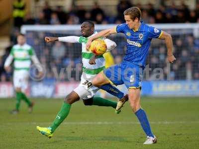 AFC Wimbledon v Yeovil Town 300116