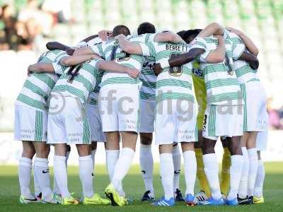 Yeovil Town v Gillingham 120814