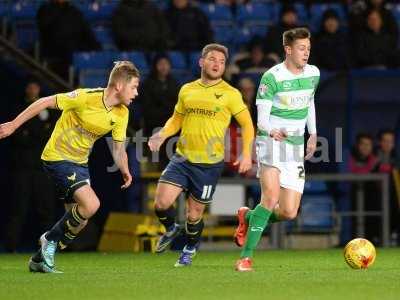 Oxford United v Yeovil Town 081215