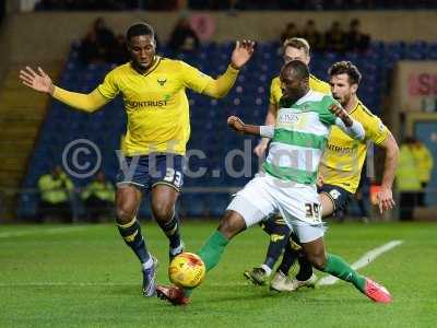 Oxford United v Yeovil Town 081215