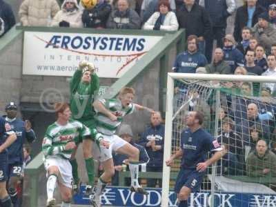 Yeovil Town v Southend United FC Coca Cola League 1